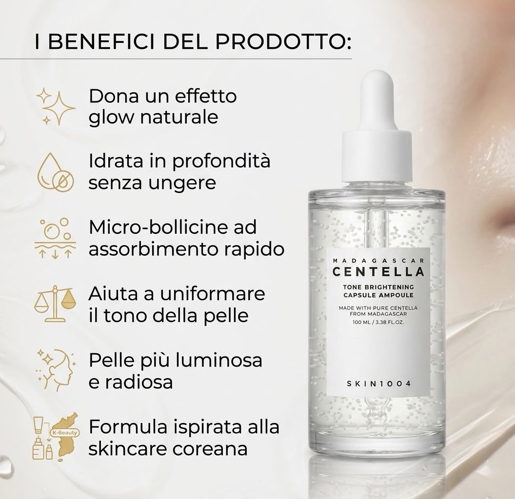 Glass Skin Bubble Serum | Siero Illuminante con Micro-Bollicine e pH Bilanciato