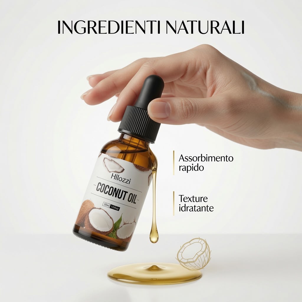 Olio di Cocco Biologico Idratazione Profonda